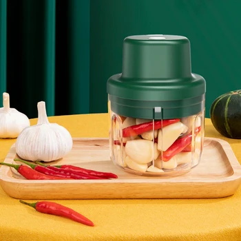 

Electric garlic grinder small garlic artifact household manual ginger and garlic mashing machine minicomputer auxiliary feeding