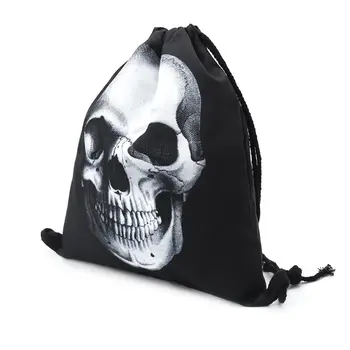 

Unisex Waterproof String Drawstring Backpack 3D Print Gym School Shoe Bag 23GE