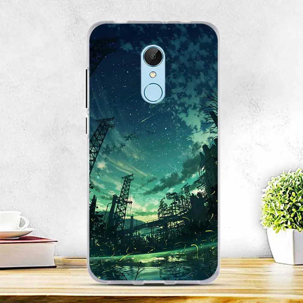 Чехол для телефона, для Fundas Xiaomi Redmi 5, чехол, мягкий, TPU, силиконовый, задняя крышка для Xiaomi Redmi5, чехол s для Xiomi Redmi 5, Coque 5,7