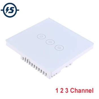 

WIFI Wireless Module AC 110V 220V 800W 1 2 3 Channel 1 2 3 Bit Type-86 Touch Switch APP Circuit Intelligent Controller