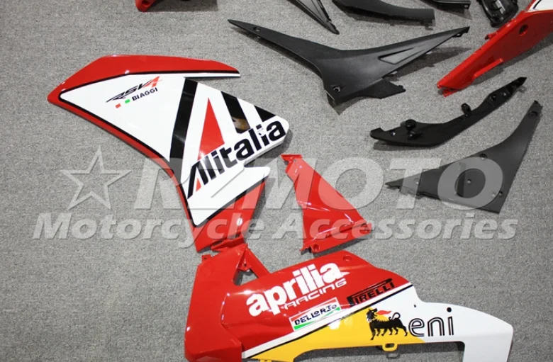Литьевая Форма ABS Обтекатели комплект подходит для Aprilia RSV4 1000 2009- 09 10 11 12 13 14 на заказ красный белый