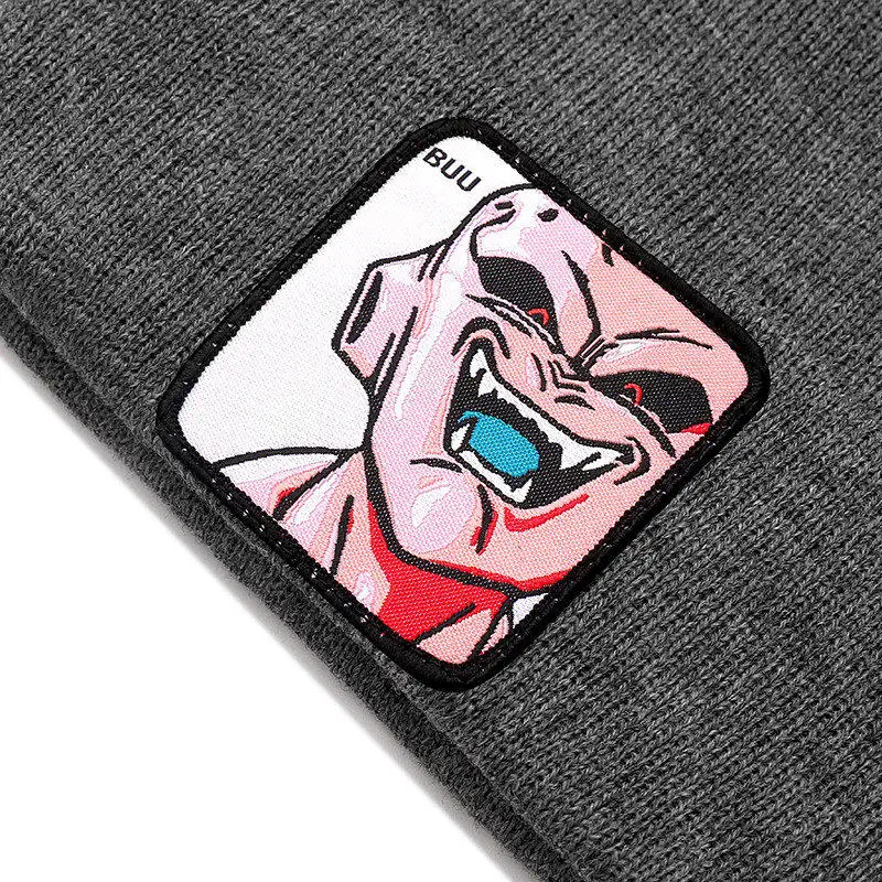 Dragon Ball Z MAJIN BUU Beanie высококачественные хлопковые повседневные шапочки для мужчин и женщин теплая вязаная зимняя шапка модная однотонная Кепка в стиле унисекс