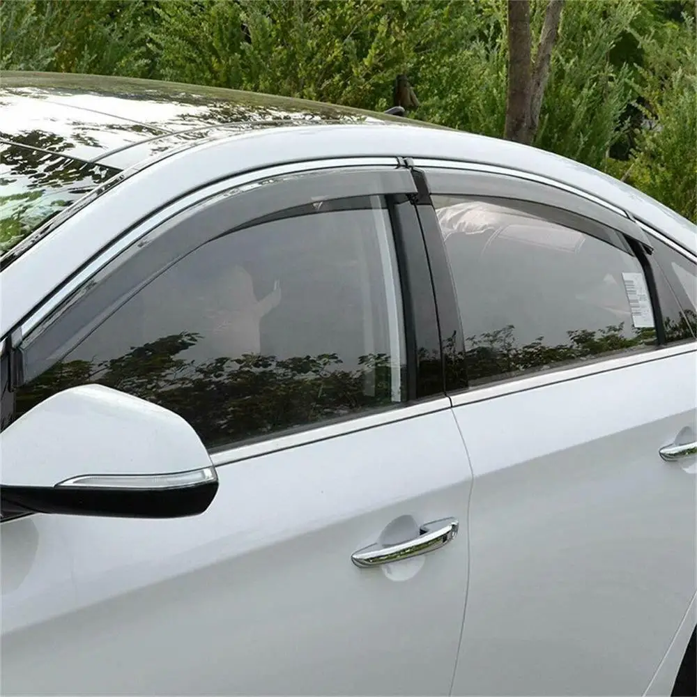 

For Hyundai Sonata 2015-2019 Window Visors Vent Smoke Sun Rain Shield Guard 4pcs