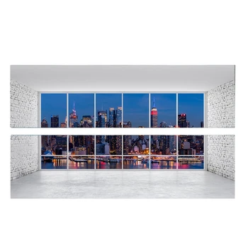 

Outside the Window 3D Headboard Wall Decal Art Vinyl Bedside Sticker Removable Mural Bedroom Home Decoration