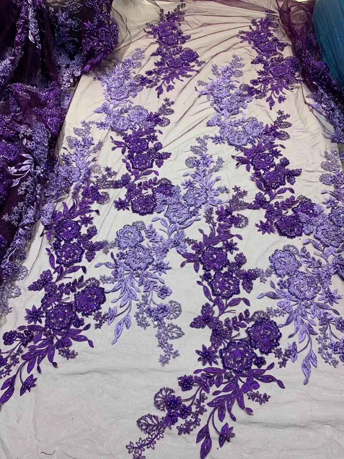 Африканский тюль кружевная ткань детская розовая Высококачественная французская нигерийская сетчатая вуаль с Бисером кружевная ткань золотые 5 ярдов для свадьбы