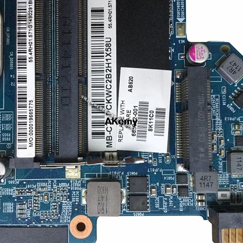 665342-001 Материнская плата для ноутбука hp Pavilion DV6T DV6-6000 материнская плата HD6770 2GB ноутбук ПК Протестировано ОК