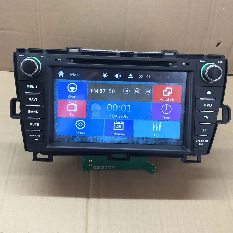 

BYNCG 8inch 2Din Car DVD Player FOR TOYOTA prius 2009-2012 GPS Navigation in Dash Car PC Stereo TV gps Radio BT SD USB