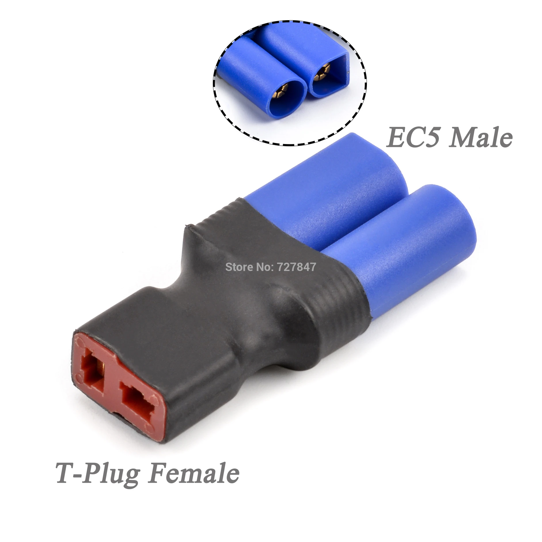 Adaptateur De Connecteur EC5/EC3 Vers XT60 T - Pour Batteries Lipo RC, Bricolage Électronique