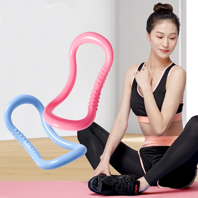 

Yoga Magic Circle Home Exercise Pilates Fitness Ring Loop Waist Shoulder Shape Sport Supplies Workout Tools Resistance Equipment