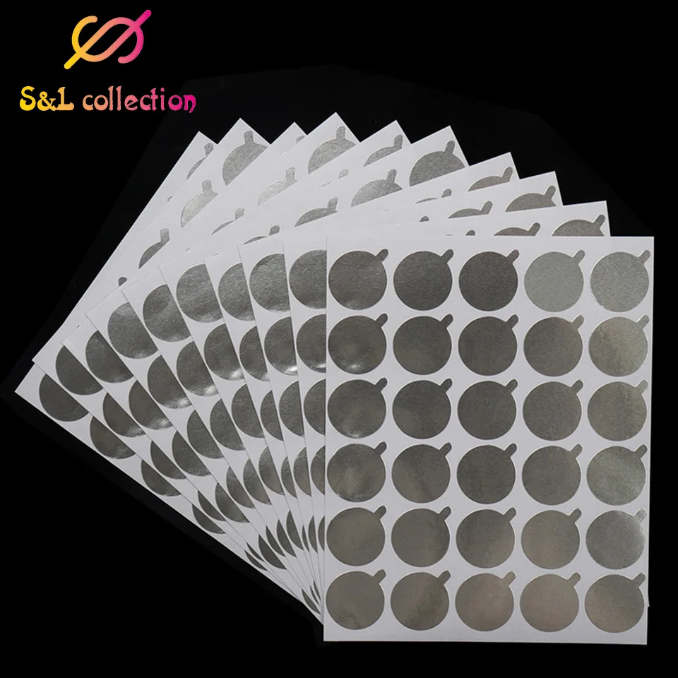 

10 sheets Eyelash Glue Holder foil Pallet Glue Paper Patches Sticker For Eyelash Extension Disposable glue paper pad Eye Sticker