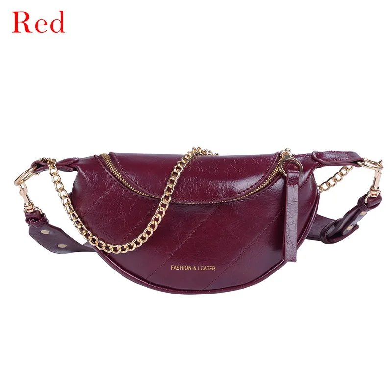 Adisputent, модная сумка из искусственной кожи, кожаная сумка через плечо, сумка через плечо, цепочка, маленькие женские дорожные сумки и кошельки - Цвет: wine red
