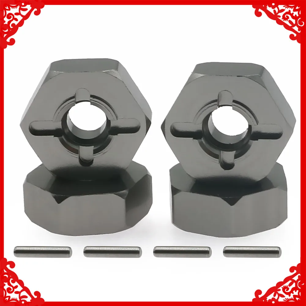 

4 pcs/set alloy wheel hex adatper convert from 8mm to 12mm for rc hobby model car 1/18 Wltoys A959 A969 A979 K929 etc parts