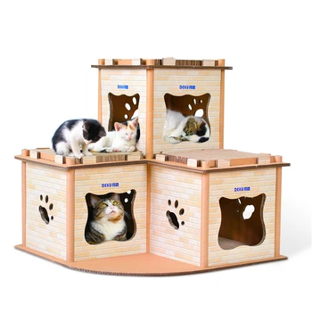 

Cat scratch kites high-end man cat claw double climb Mark's house