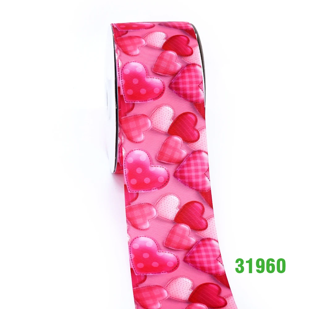 50 ярдов мультфильм напечатанный grosgrain ленты 31932 - Цвет: 31960