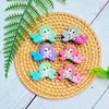 10PCS BPA Free Mini Mermaid Silicone Beads Baby Dummy Cartoon Pacifier Toy Accessories 3