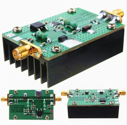 Amplificador de Potência de Banda Larga para Modelos de Transmissão de Rádio Ganho Vhf Uhf Transmissor fm rf Módulo rc 1mhz-1000mhz 3w 35db hf - Image 2