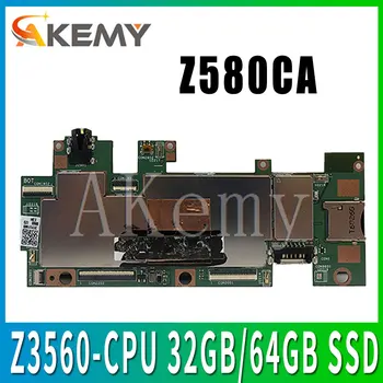

original For ASUS ZenPad S 8.0 Z580CA Z580 Z580C Z580CA Tablets Laptop motherboard mianboard logic board Z3560-CPU 32GB/64GB SSD