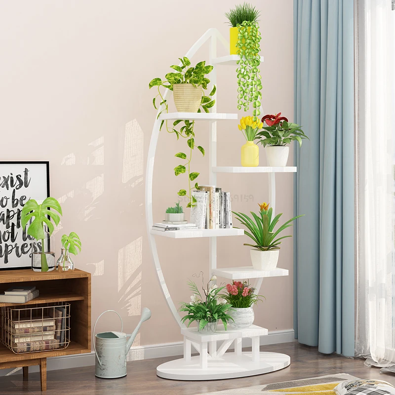 Green Luo Flower Airs многоярусная внутренняя отделка рама гостиной посадочного типа железная мясная Цветочная полка балкон - Цвет: Allwhitemoney
