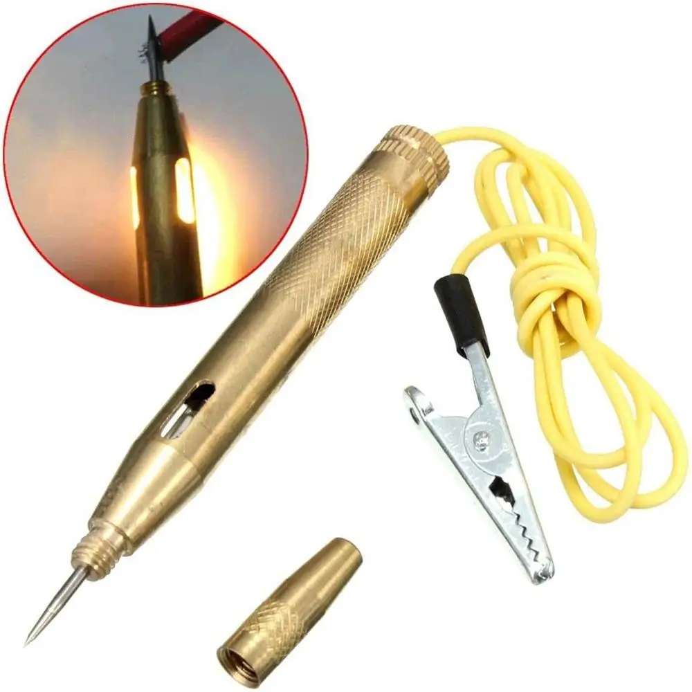 2 Optional Color 6V 24V Volts Auto Car Circuit Voltage Tester Gauge