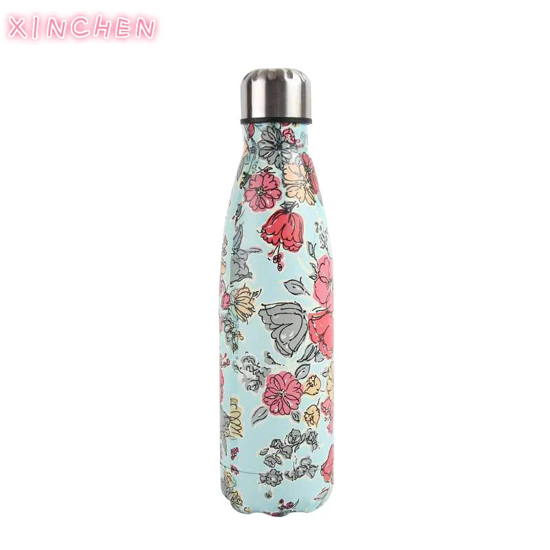 Stainless Steel Vacuum Insulated Water Bottle Flask Thermal Sports Chilly 500ML 