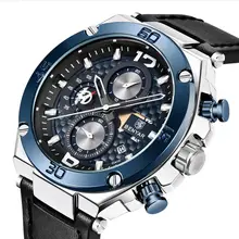Новые Лучшие Роскошные Брендовые Часы мужские кварцевые часы модные Водонепроницаемые многофункциональные мужские часы