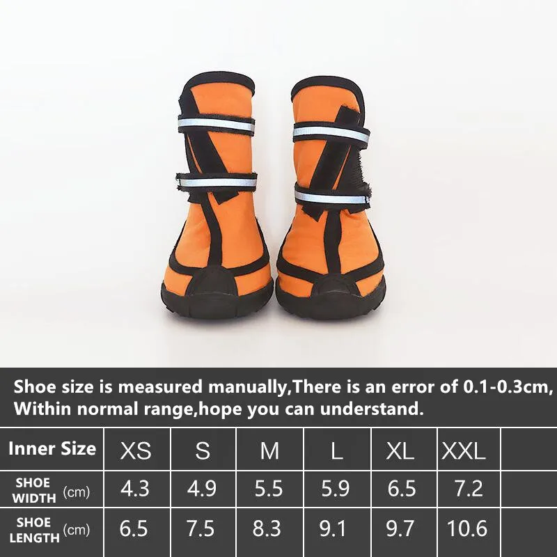 Waterproof Pet Shoes, botas de chuva, Oxford