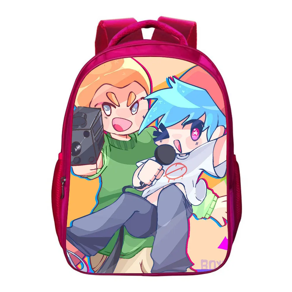 Friday Night Funkin School Bag Backpack Teens Storage Bag Travel Bags Children Rucksack 16 Inches Cartoons Bag Mochila