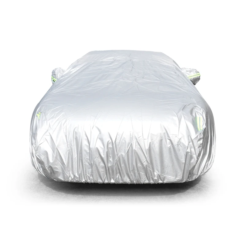 Cubierta de protección exterior para coche, protector completo de nieve y a prueba de polvo, parasol universal compatible con vehículo hatchback, sedán y SUV
