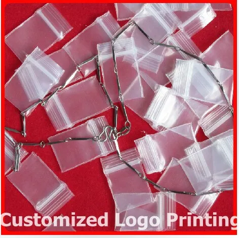 

Great Bulk Price 200pcs/lot Small Clear Plastic Ziplock Thick Reclosable Poly Zipper Bags 0.59" x 0.98"_15 x 25mm