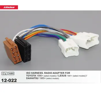 

ISO Harness Radio Adapter Cable For Lexus GX/LX/RX/ES Car CD DVD Player Male Wiring Plugs into Factory Harness 16 Pins