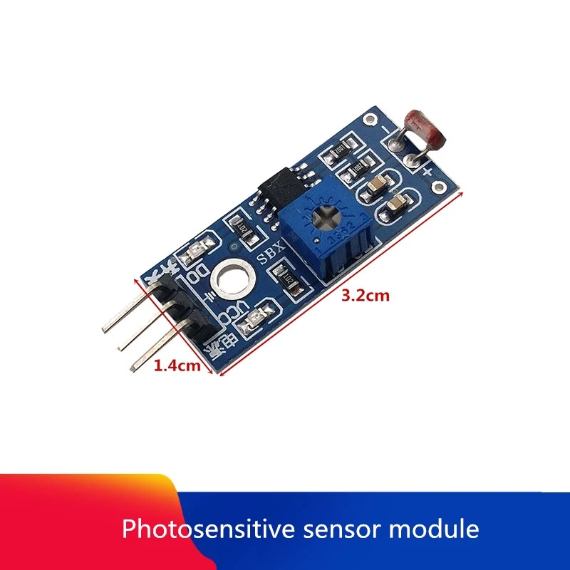 Photosensitive Sensor Module/ Resistor Module Be Able to Adjustable Detection Light Brightness and Have Clean Driving Ability |