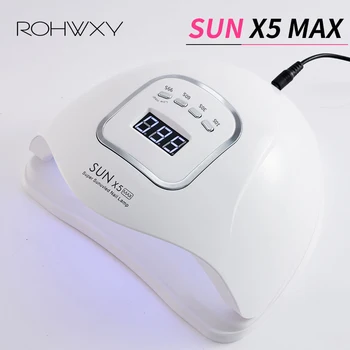 

ROHWXY Ice Nail Lamp For Nail Polish Nail Gel Curing Lamp For All Nails Manicure 80W UV Nail Lamp For Nail Art Painting Tools