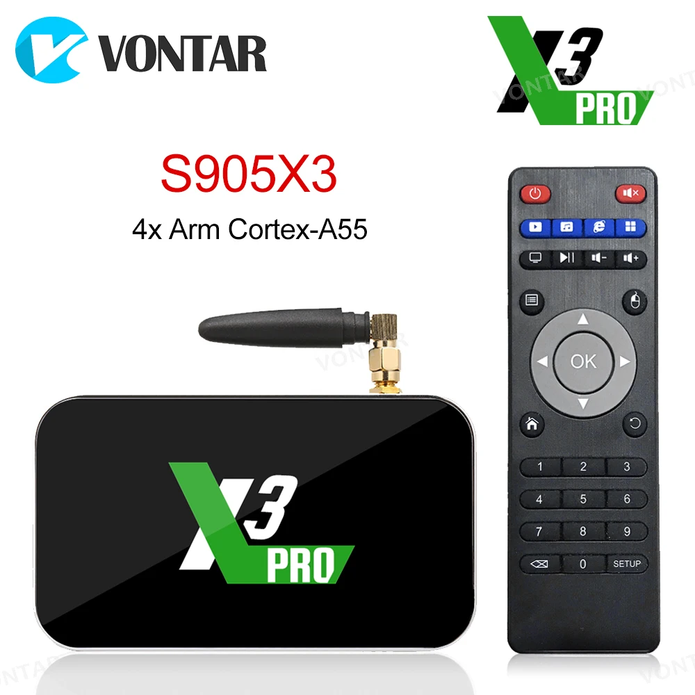 рубл 409 off on 2722 ТВ приставка Ugoos X3 PRO Android 9 0 4 Гб ОЗУ 32 ГБ Plus 64 DDR4 Amlogic S905X3 Wi Fi 1000 м 4K куб 2