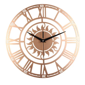 

Simple Creative Retro Decorative Sun Roman Digital Acrylic Wall Clock 30Cm X 30Cm Clock Wall Modern