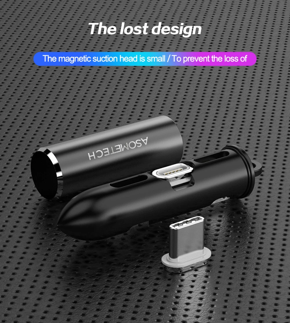 Магнитный разъем для хранения коробка адаптер для iPhone Micro usb type C Unversal мини портативный металлический магнит зарядное устройство штекер контейнер для хранения