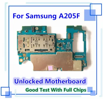 

Factory unlocked for Samsung Galaxy A20 A205F motherboard with chip original replaced A205F Official Android OS installed panel