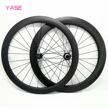 

카본휠 carbon wheelset disc brake 700c Powerway CX32 straight pull bicycle wheel 50x26mm tubular carbon wheels disc 700c wheelset