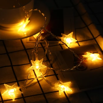 

Home Decor Star Fairy String Light LED Christmas Decorations for Home Garland Xmas 2020 Christmas Tree Decor New Year Decoration