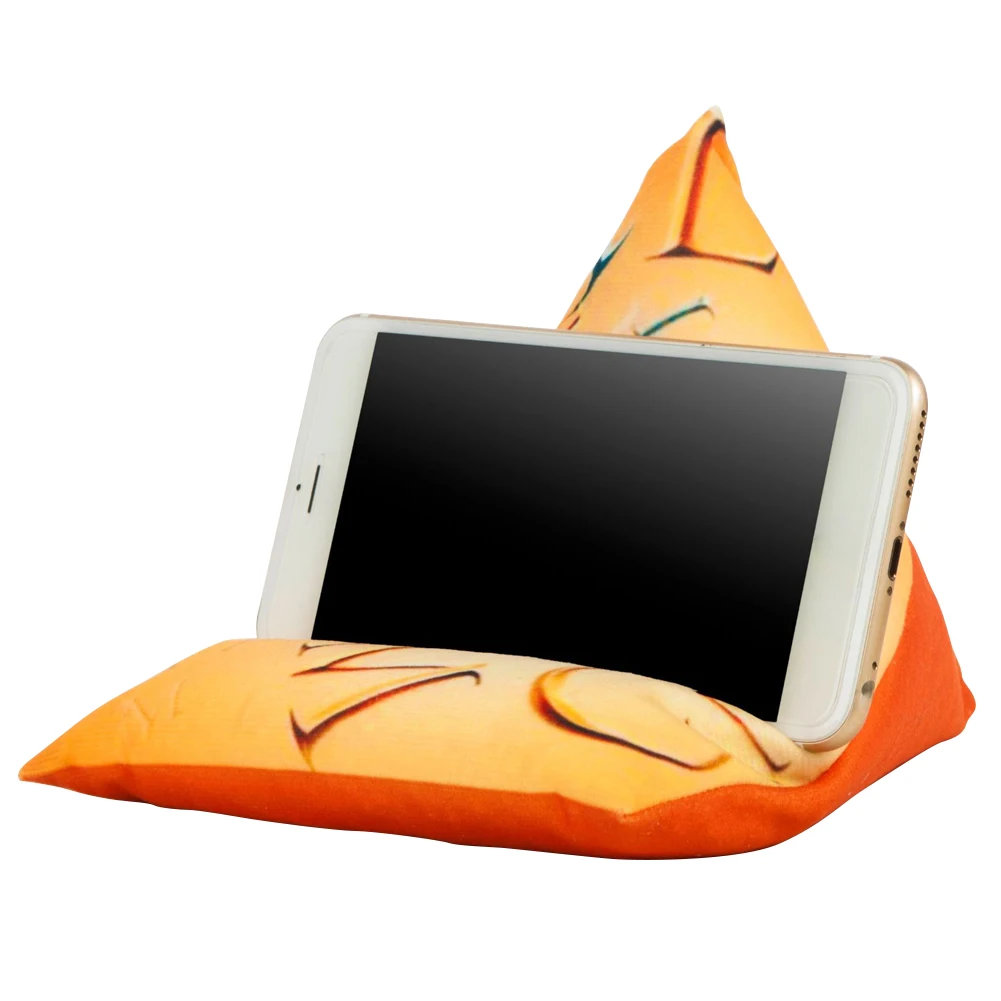 Подушка для планшета, телефона, планшета, iPad, подставка для планшета, держатель для подушки, универсальные подставки для телефона, многоугольный диван, кровать, диван, для чтения - Цвет: Оранжевый