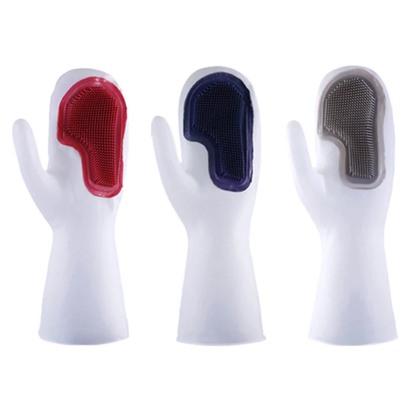 

Multifunction Silicone Cleaning Gloves Magic Dish Washing Gloves Heat Resistant Kitchen Household Silicone Gloves Tools