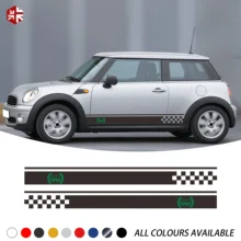 ^#Cheap 2X 60th Anniversary Styling Decal Car Door Side Stripes Sticker For MINI Cooper S R50 R52 R53 One JCW Accessories ^#Cheap 2X 60th Anniversary Styling Decal Car Door Side Stripes Sticker For MINI Cooper S R50 R52 R53 One JCW Accessories