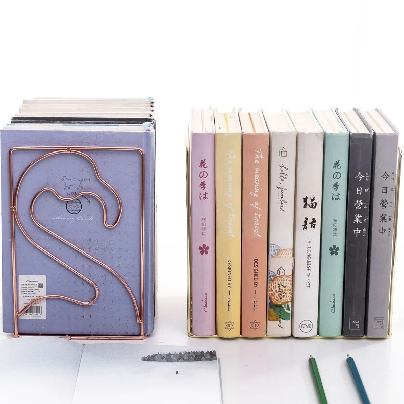 Железная проволока металлические книжные концы в скандинавском стиле
