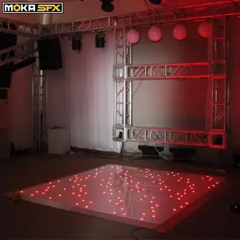 Kopen 16*16 Sterrenlicht Fonkelende Led Dansvloeren Wit Starlight Wedding Led Dansvloer Voor Bruiloft Recepties Corporate Events