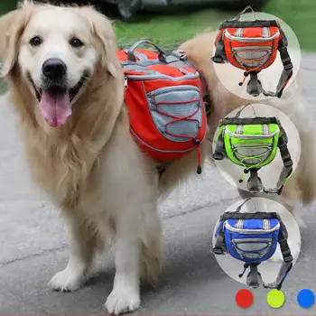

Dog Saddlebags Hiking Gear Equipment Backpack Lightweight for Training Travel TB Sale