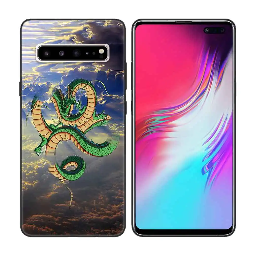 Черный мягкий силиконовый чехол для samsung Galaxy S7, S8, S9, S10, 5G, S10E, J4, J6, J8, M20, Note 8, 9 Edge Plus,, Cas, DRAGON BALL Z Su