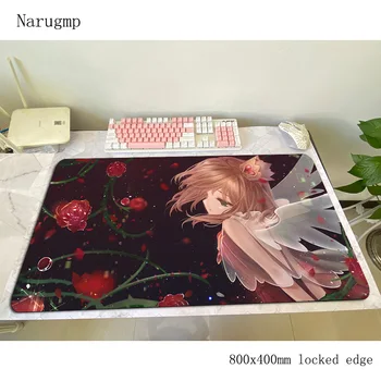 

Cardcaptor Sakura mouse pad 800x400x4mm mats locked edge Computer mouse mat gaming accessories esports mousepad keyboard gamer
