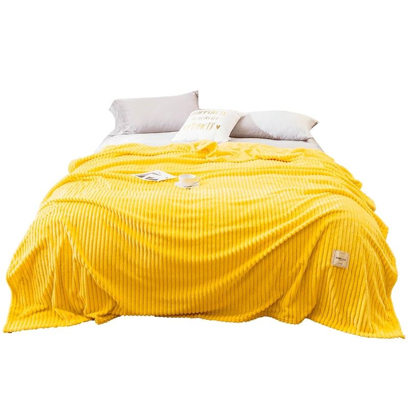 New Design Thickening Winter Warming Single Double Student Cow Dormitory Milk Fur Blanket Meridian Rest Blanket