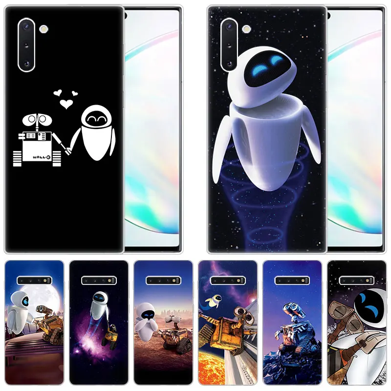 Мягкий силиконовый чехол Wall-E Robot для Samsung Galaxy Note 10 Pro 9 8 5 M30S M40 S10E S10 5G S9 S8 Plus S7 S6 Edge S5 |