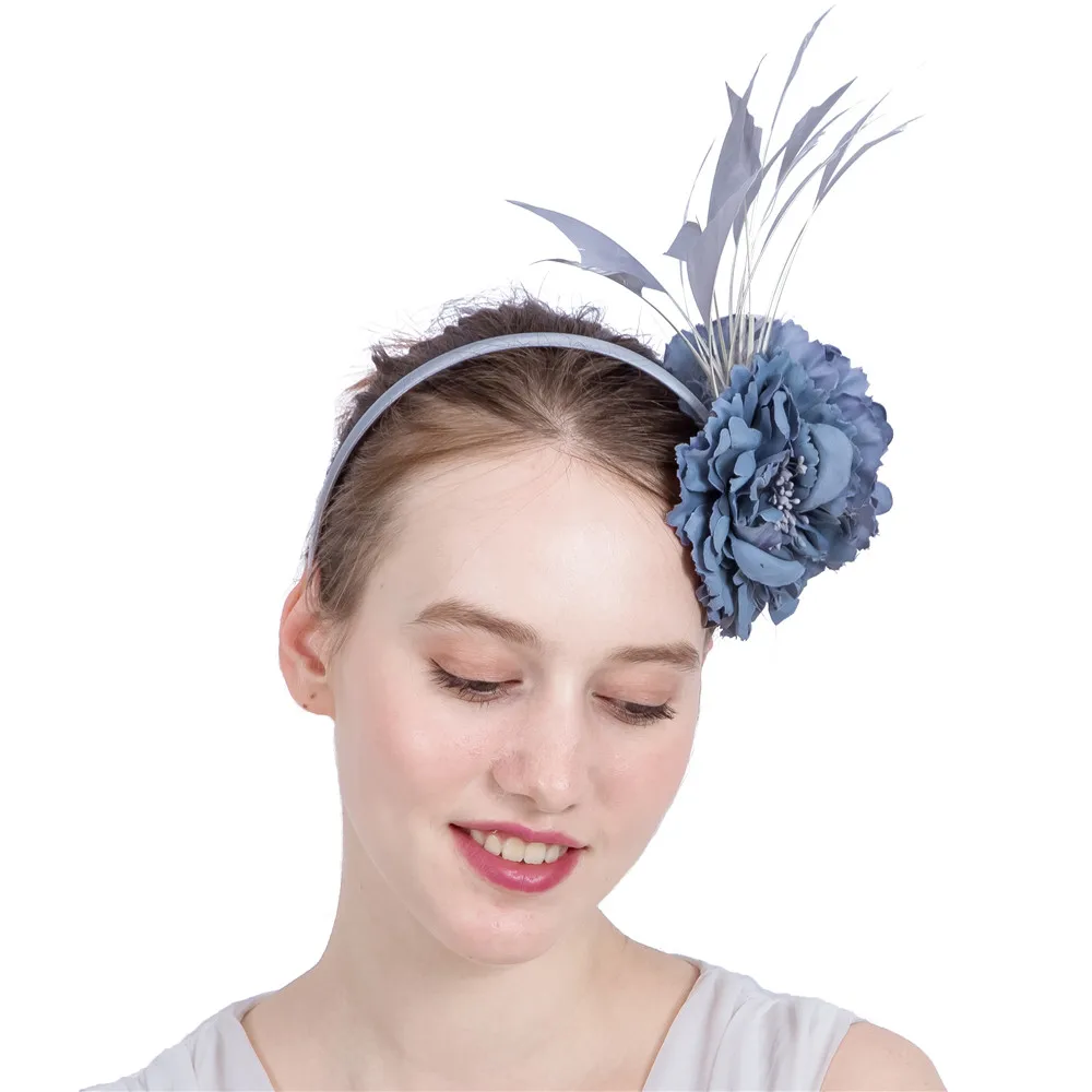 Silk Flower Artificial Flower Headband 