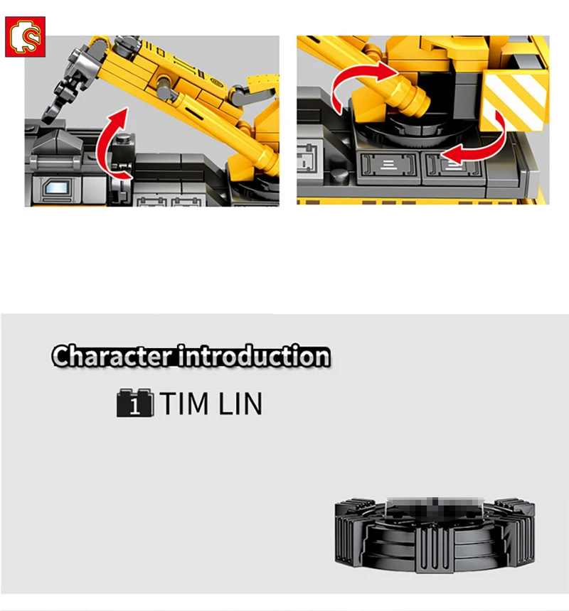 200+PCS Compatible LegoINGlys Bricks Boys Christmas Gift Toys Building Blocks Educational Crane Cargo Truck Transport Car Block (8)